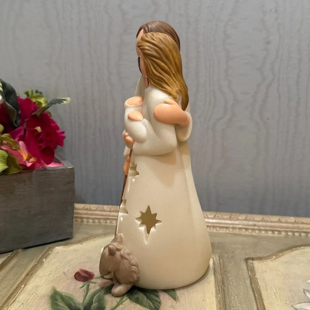 OakiWay Nativity Scene Candle Holder Figurine